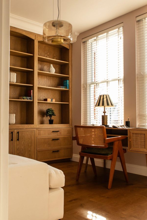 Interior design Hampstead bespoke furniture home study home office design
