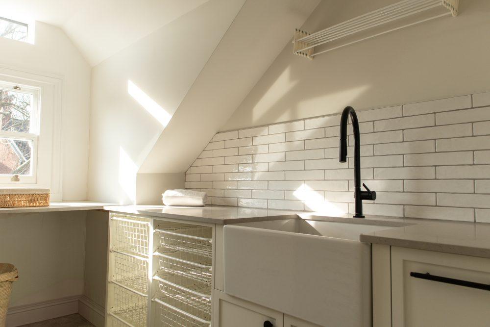 Interior design Hampstead bespoke furniture utility room design